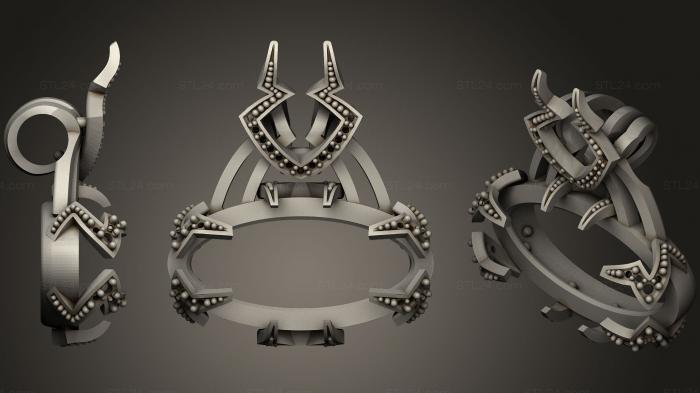 Jewelry rings (Ring 264, JVLRP_0746) 3D models for cnc